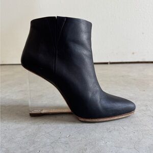 Maison Margiela for H&M Black Ankle Boots with Transparent Heel